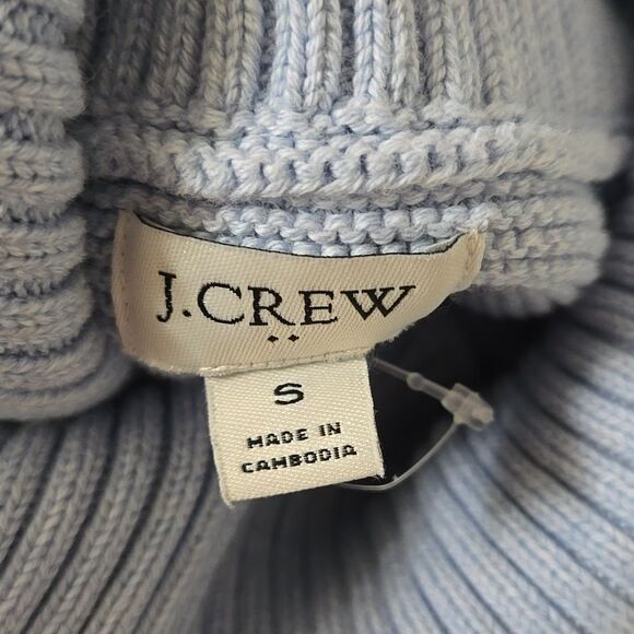 NWOT J. Crew Turtleneck Sweater Tank Women's Size SMALL COMFY RIBBED - Picture 6 of 6